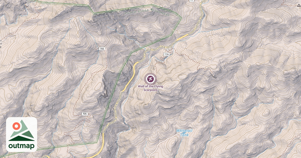 Map of Wall of the Flying Scorpions