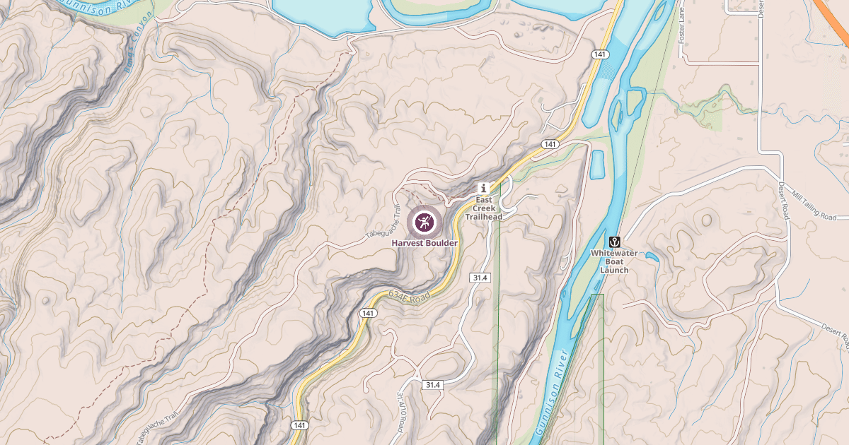 Map preview of Harvest Boulder
