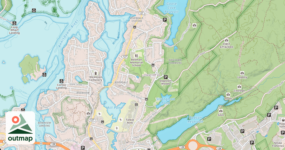 Map of Fiscal Cliff