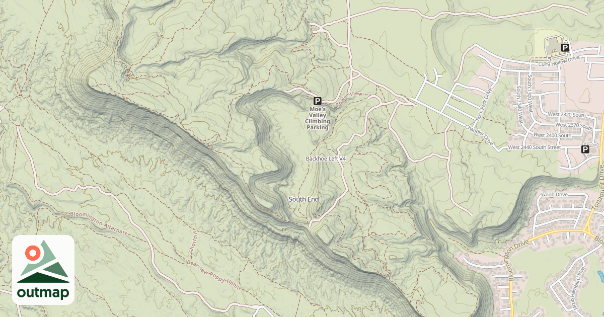 Map of Backhoe Left