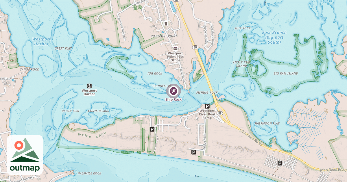 Map of Ship Rock