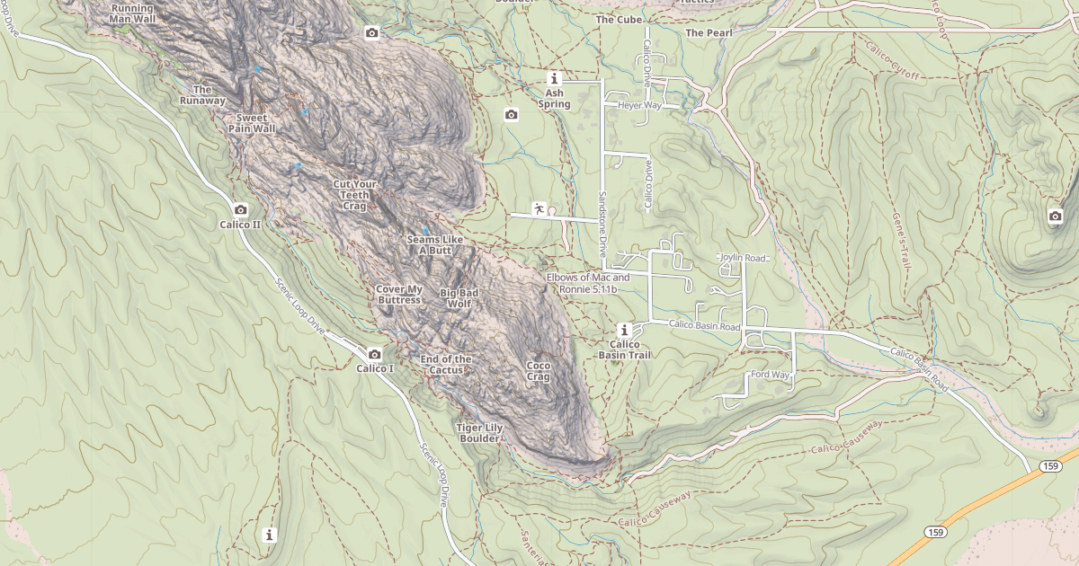 Map preview of Elbows of Mac and Ronnie
