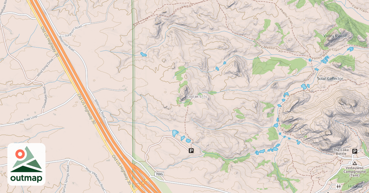 Map of Cool Jet