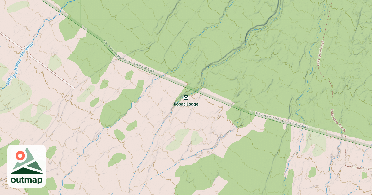 Map of Kopac Lodge