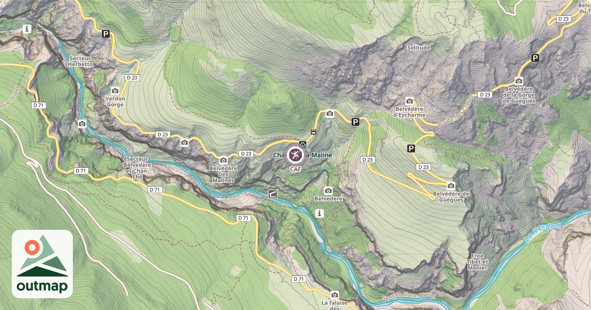Map of CAF
