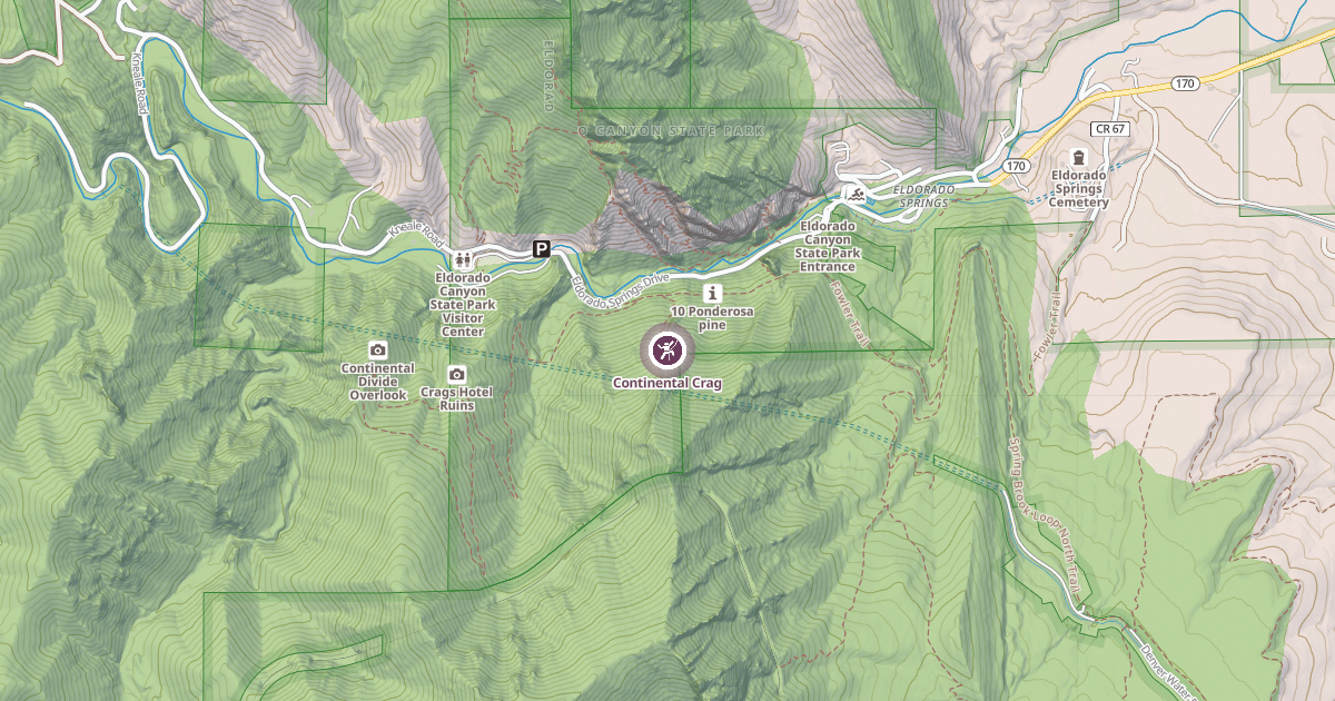 Map preview of Continental Crag
