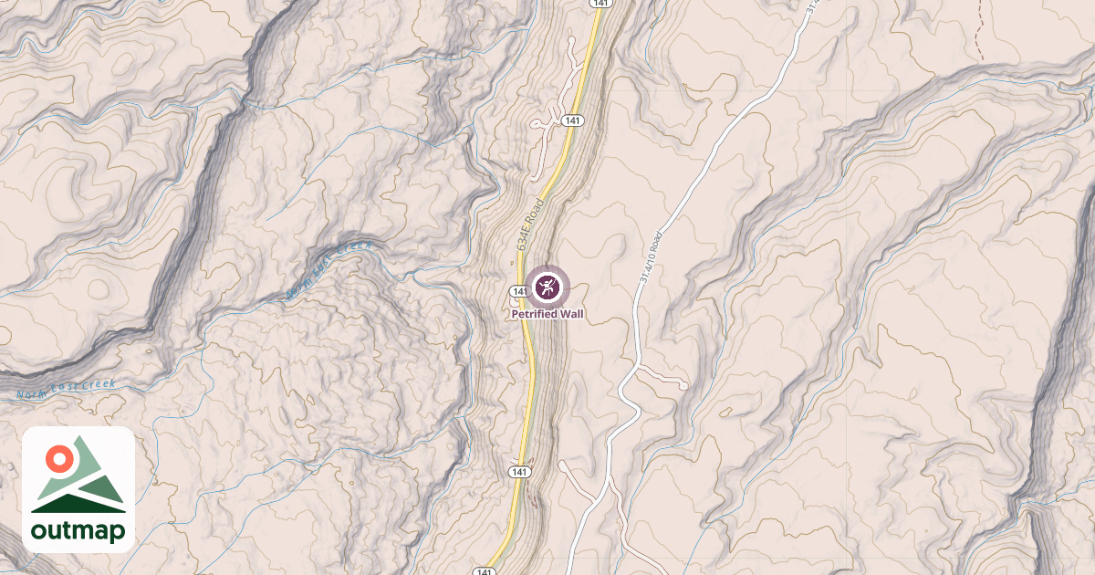 Map of Petrified Wall