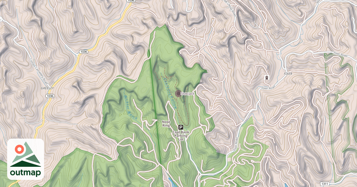 Map of Slow Jack
