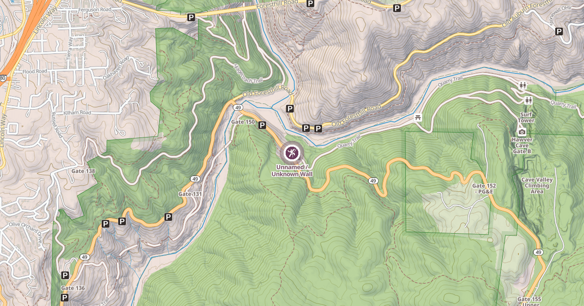 Map preview of Unnamed / Unknown Wall