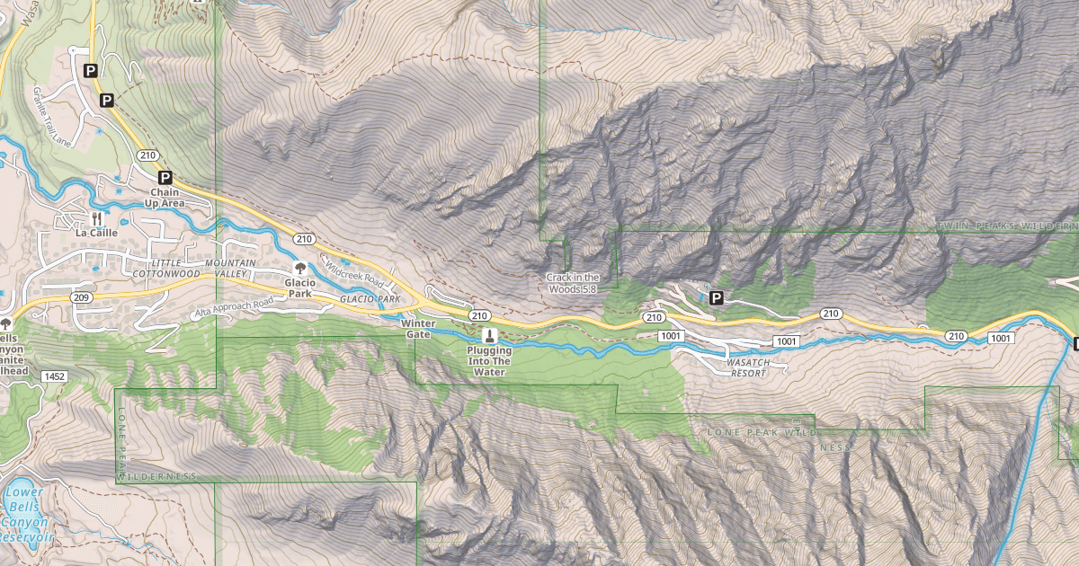 Map preview of Crack in the Woods