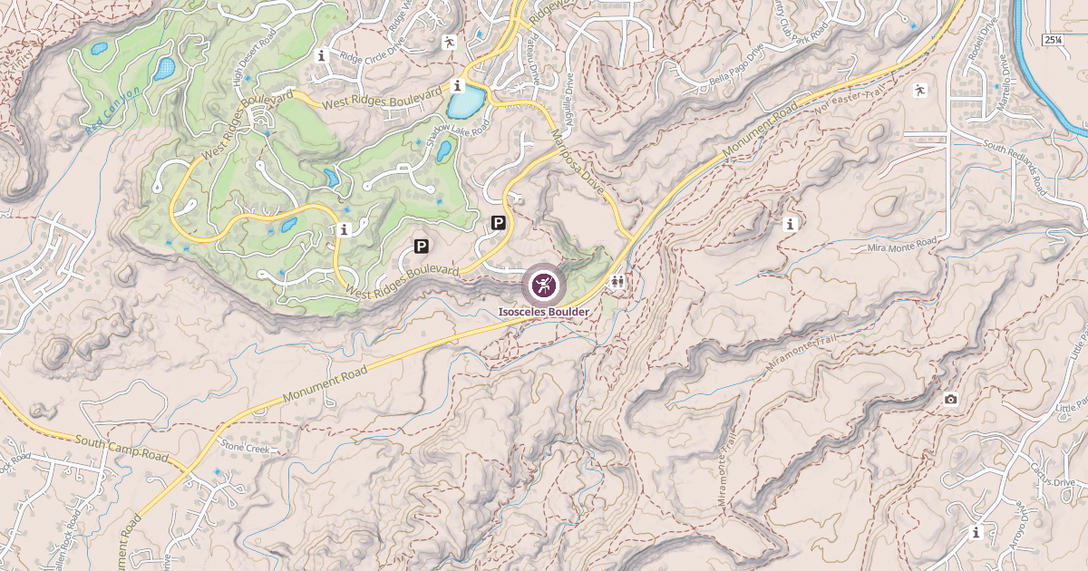 Map preview of Isosceles Boulder