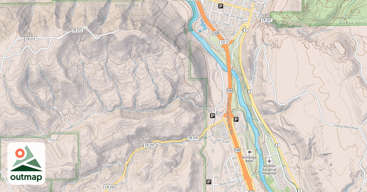 Map of Calcite