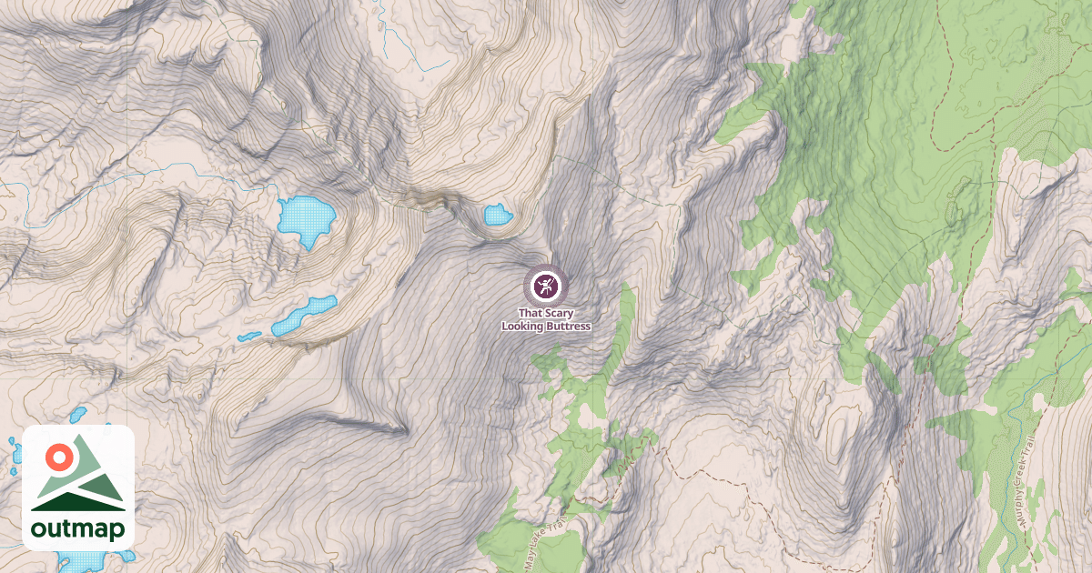 Map of That Scary Looking Buttress