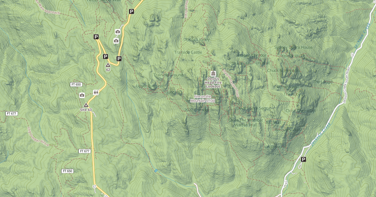 Map preview of Fire on the Mountain
