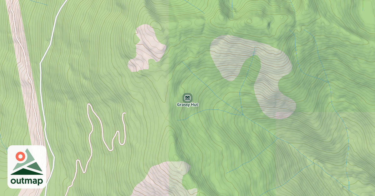 Map of Grassy Hut