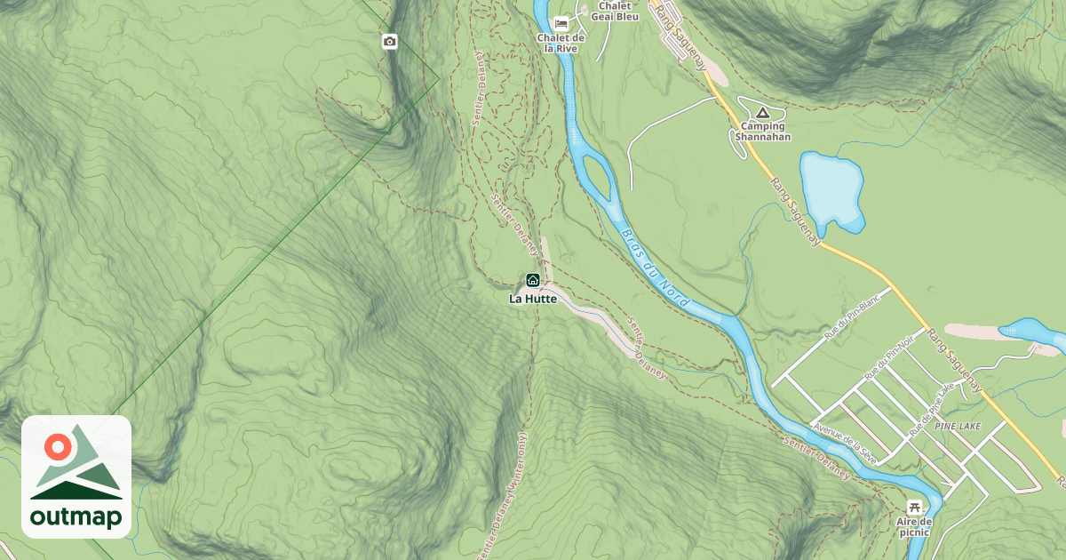 Map of La Hutte