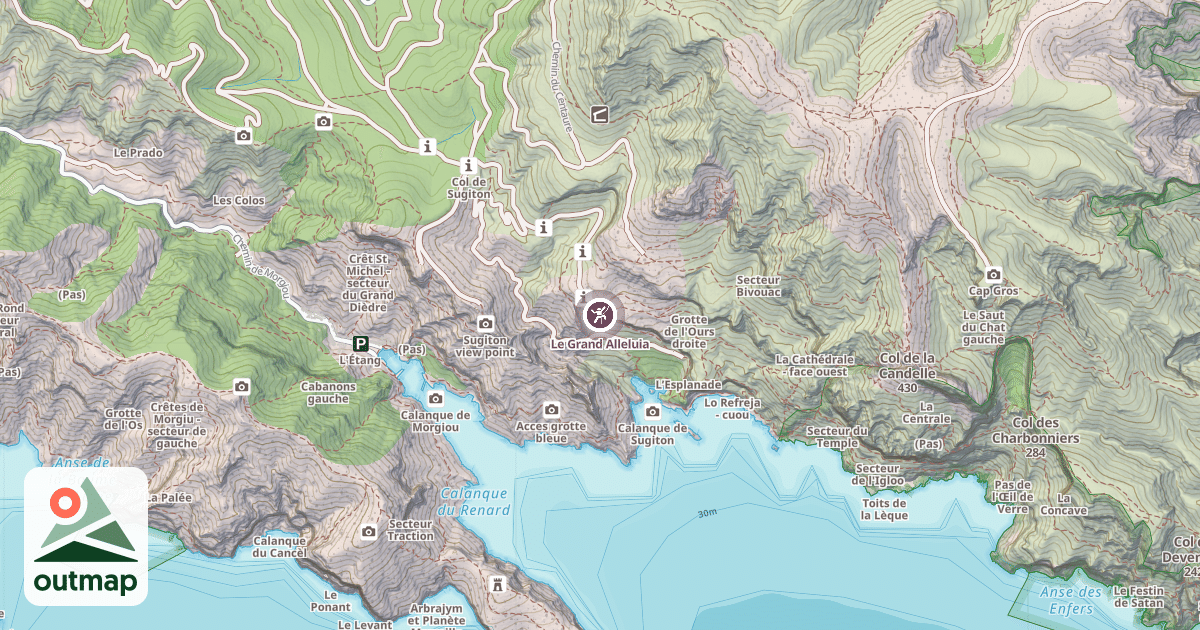 Map of Le Grand Alleluia