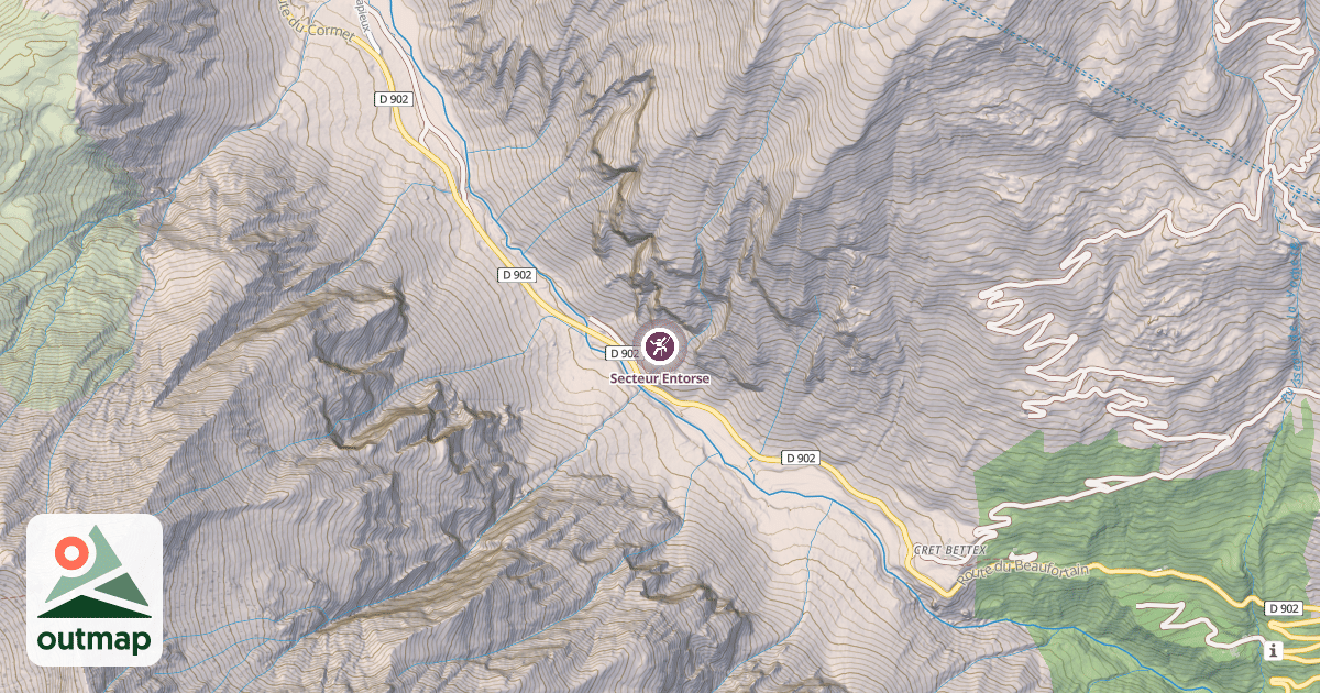 Map of Secteur Entorse