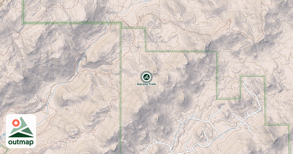 Map of Marana Trails