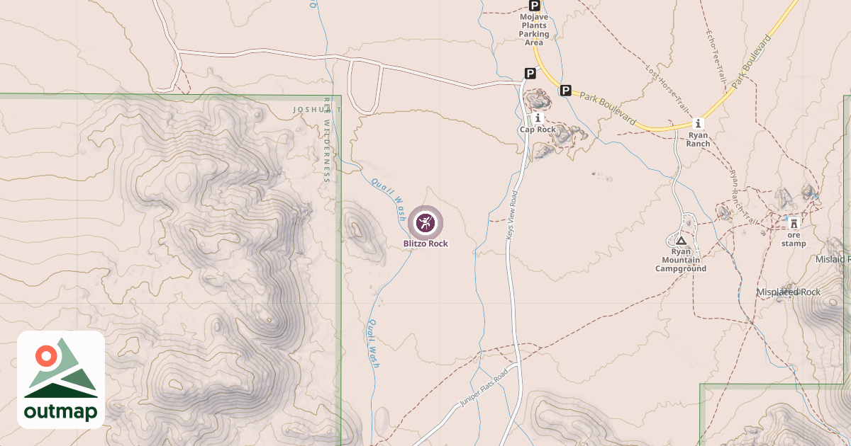 Map of Blitzo Rock