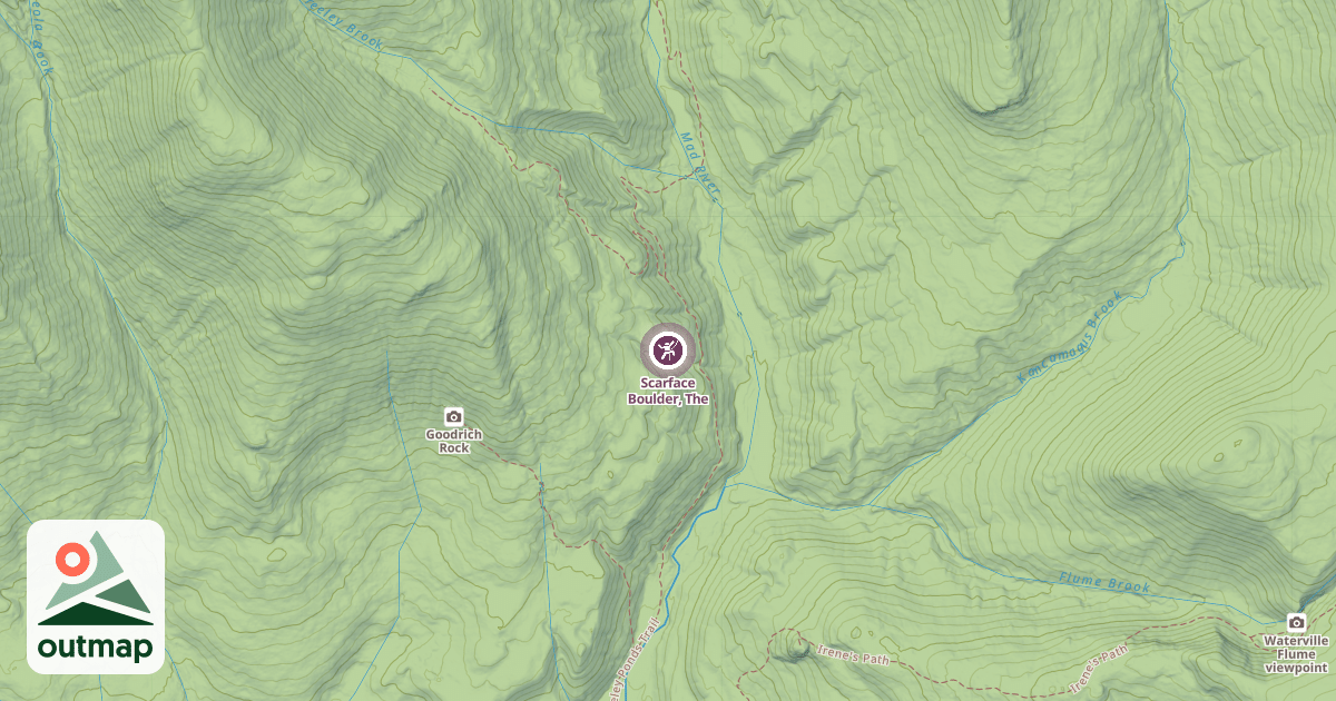 Map of Scarface Boulder, The
