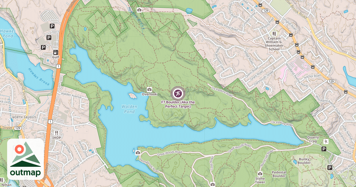 Map of F7 Boulder (Aka the Perfect Target)