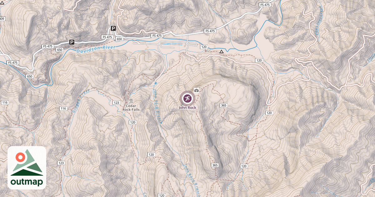 Map of John Rock