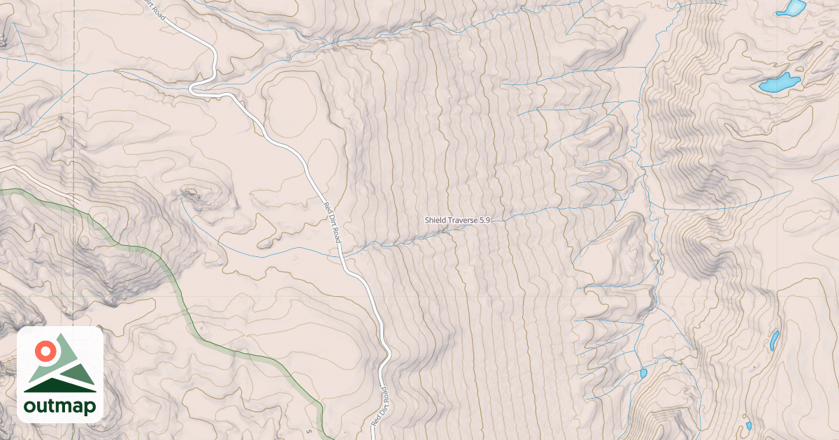 Map of Shield Traverse