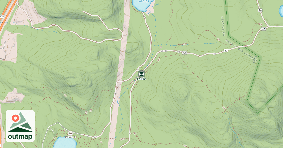 Map of La Pie