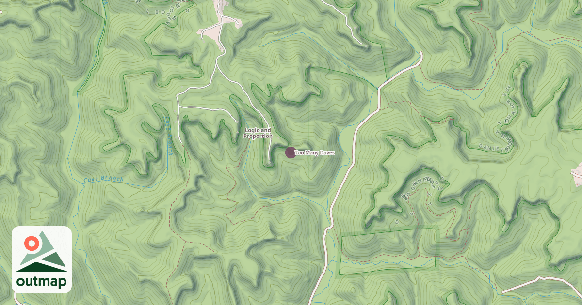 Map of Too Many Daves