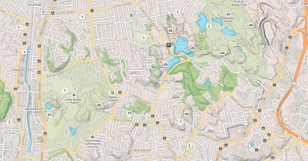 Map preview of Left Arete