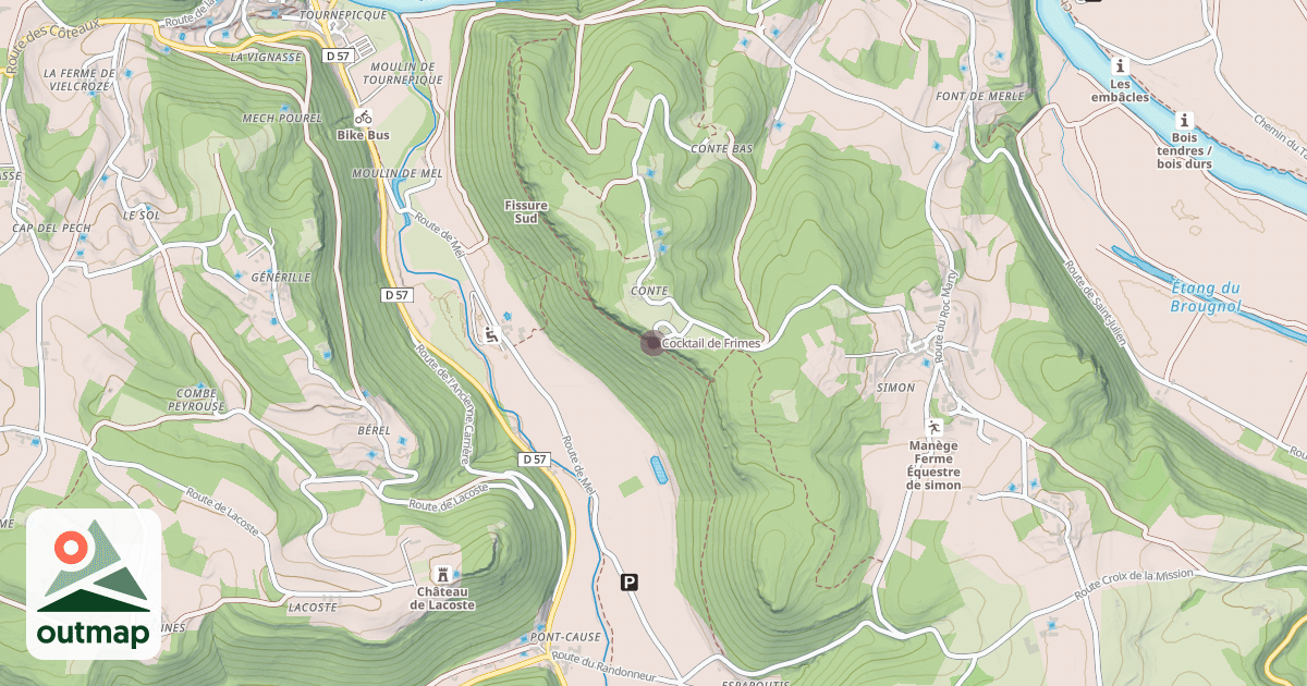 Map of Cocktail de Frimes