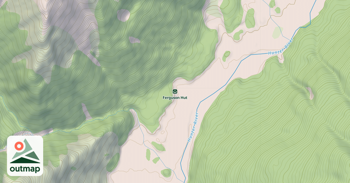 Map of Ferguson Hut
