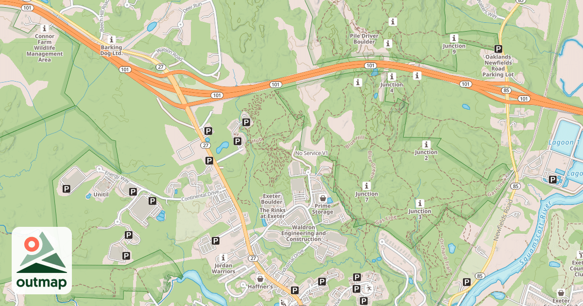 Map of No Service