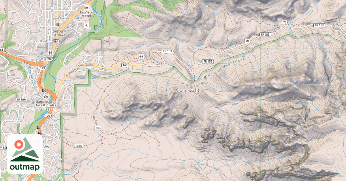 Map of Falcon's Nest