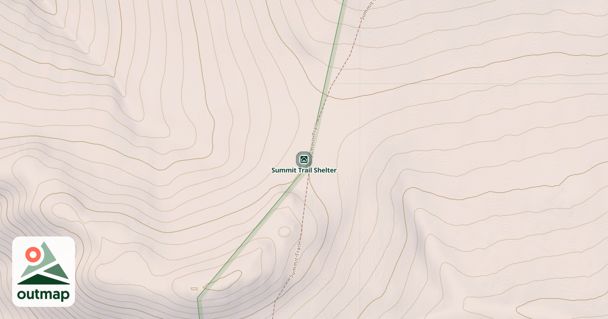 Map of Summit Trail Shelter