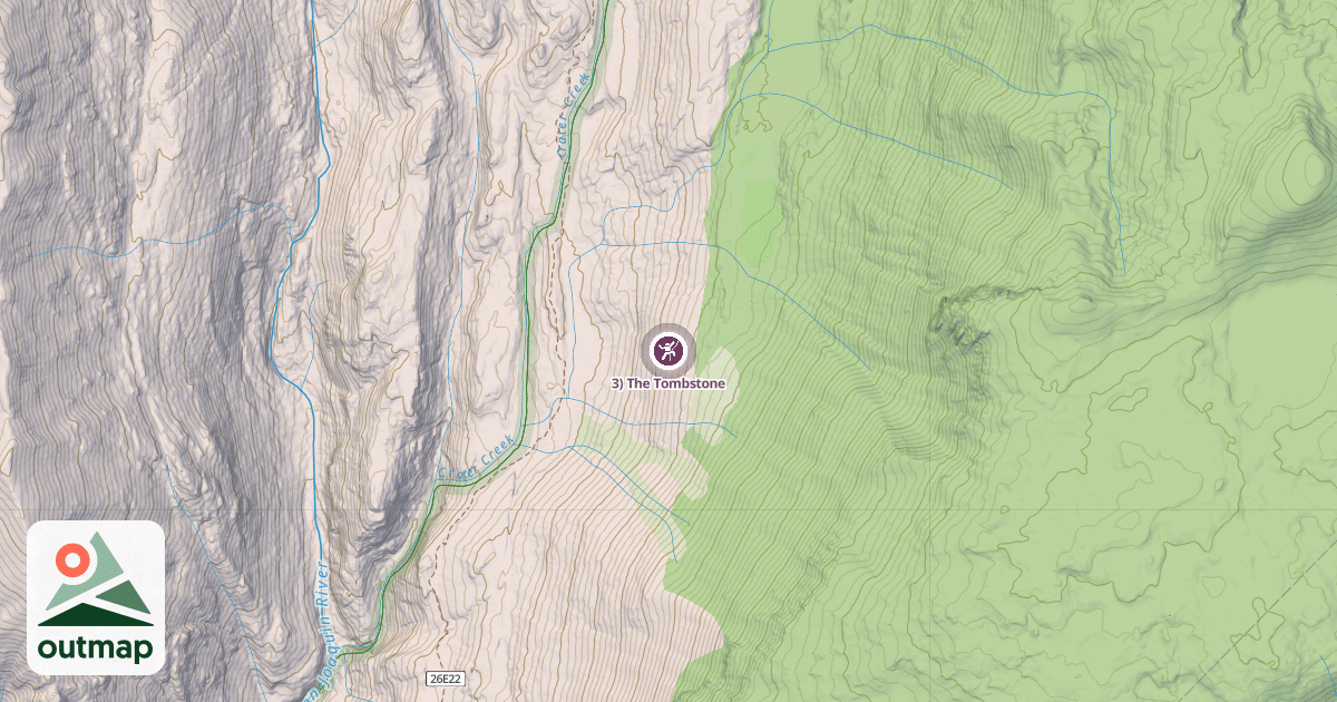 Map of 3) The Tombstone