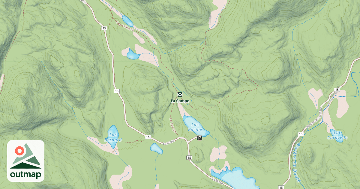 Map of La Campe
