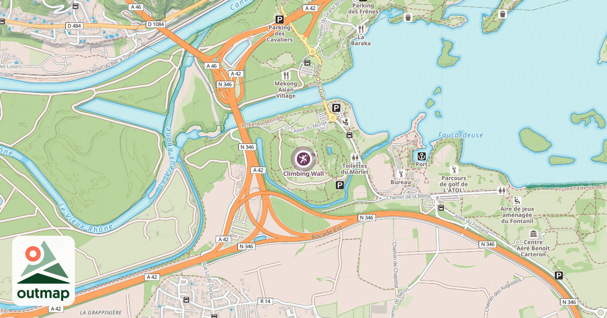 Map of Climbing Wall