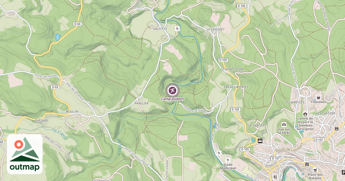 Map of Camp-Joubert