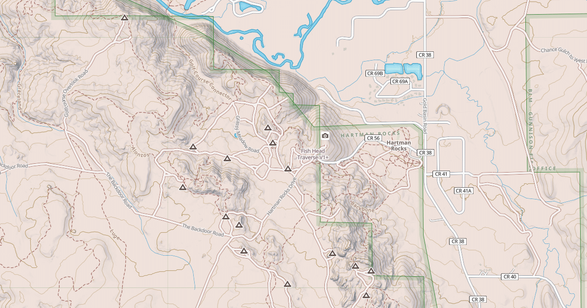 Map preview of Fish Head Traverse