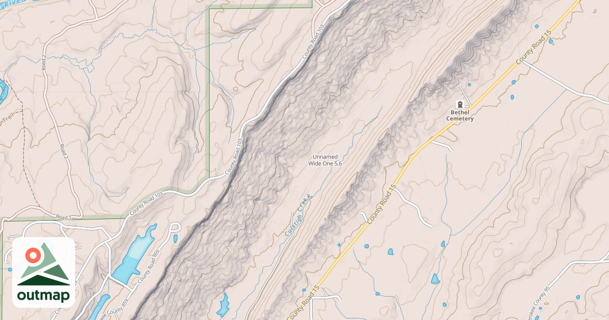 Map of Unnamed Wide One