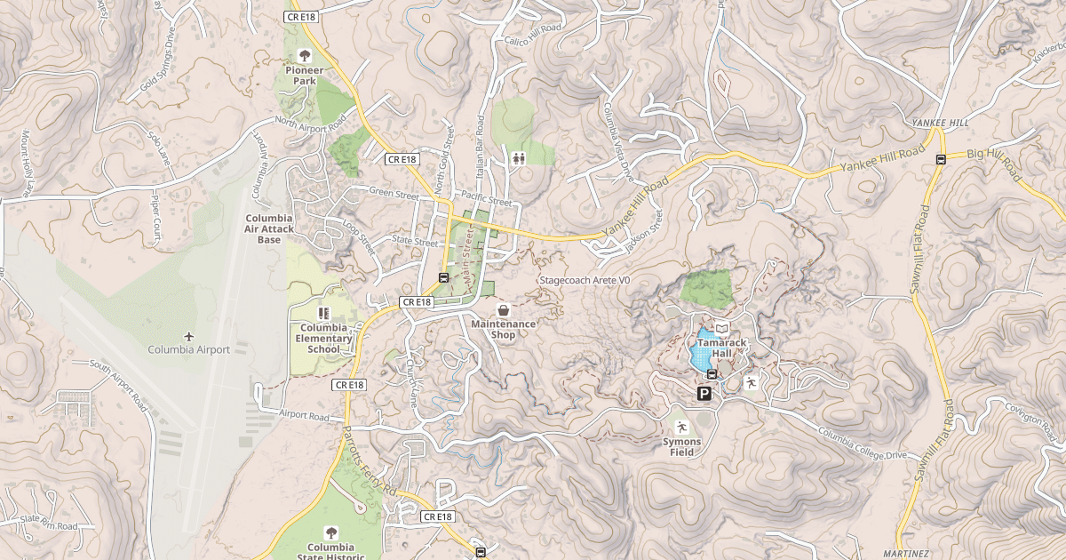 Map preview of Stagecoach Arete