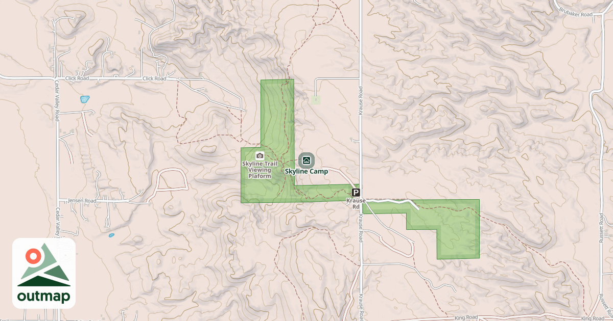Map of Skyline Camp