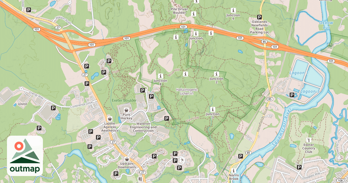 Map of Hallucinogenic Lichen