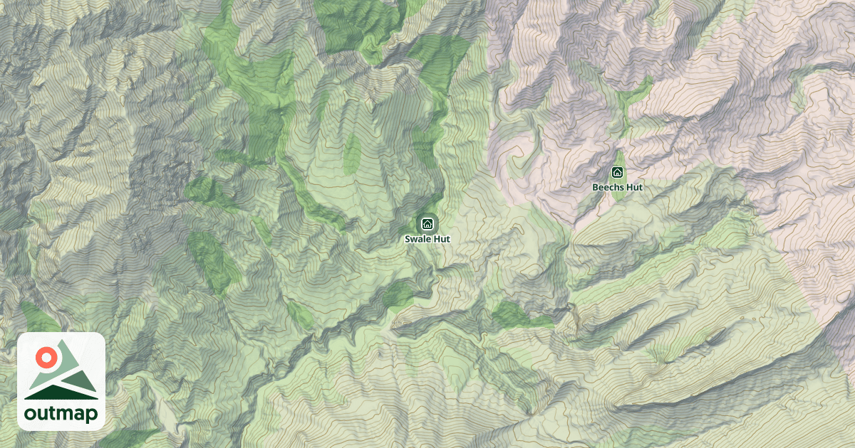 Map of Swale Hut
