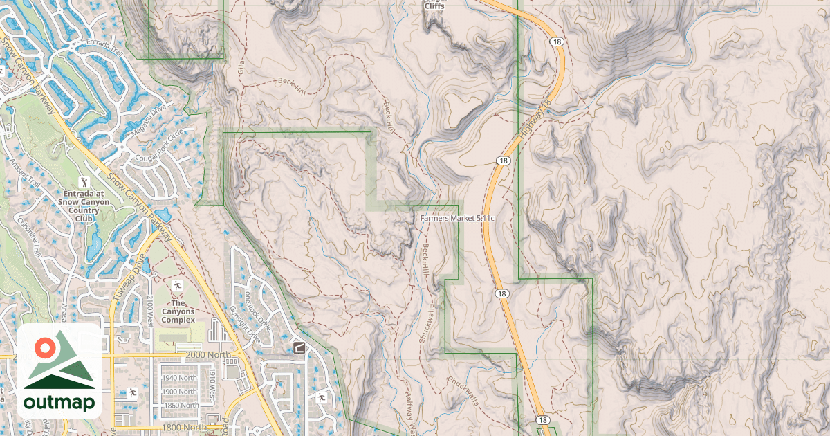 Map of Farmers Market