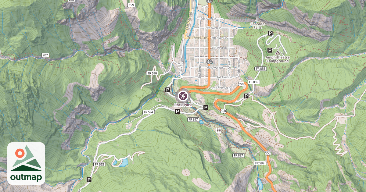 Map of Rock Park