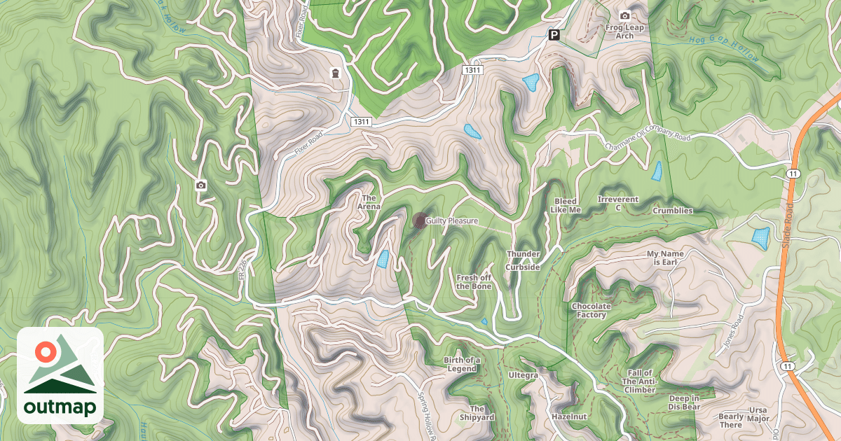 Map of Guilty Pleasure