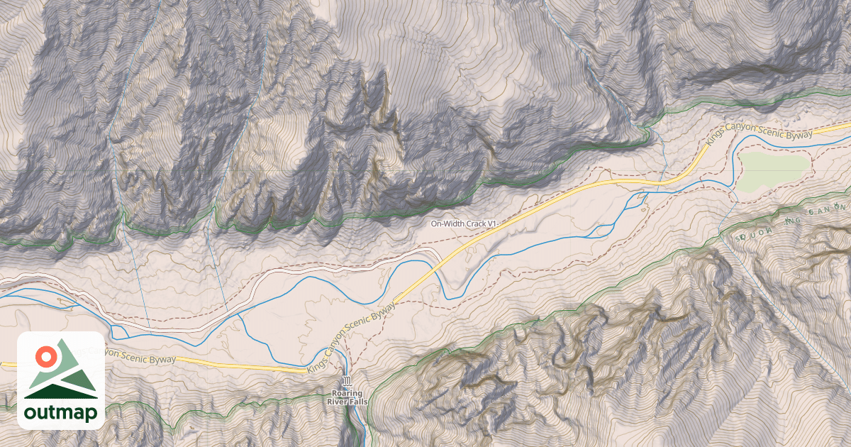 Map of On-Width Crack